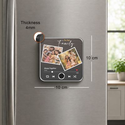 amily Photo Frame Customized Musical Photo Frame Rechargeable Speaker with On/Off Button Meaningful Home Decor Gift for Parents, Anniversary